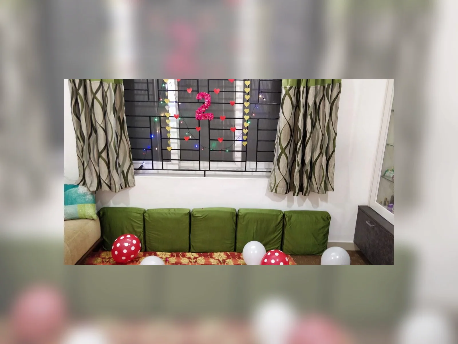 Birthday Balloon Room Moment by Meraki Arts 53 - Customized Gifts portfolio for birthdays and anniversaries custom requests.