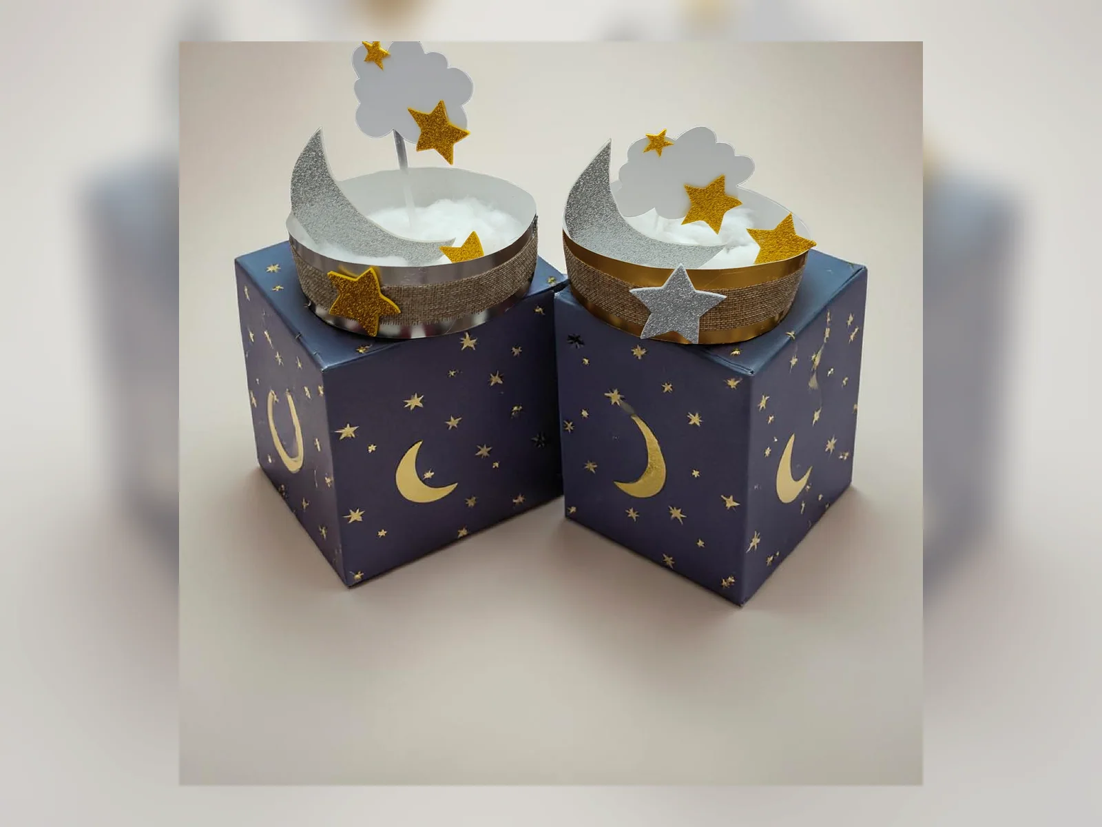 Moonlight Star Gift Boxes by Meraki Arts 53 - Customized Gifts portfolio for birthdays and anniversaries custom requests.