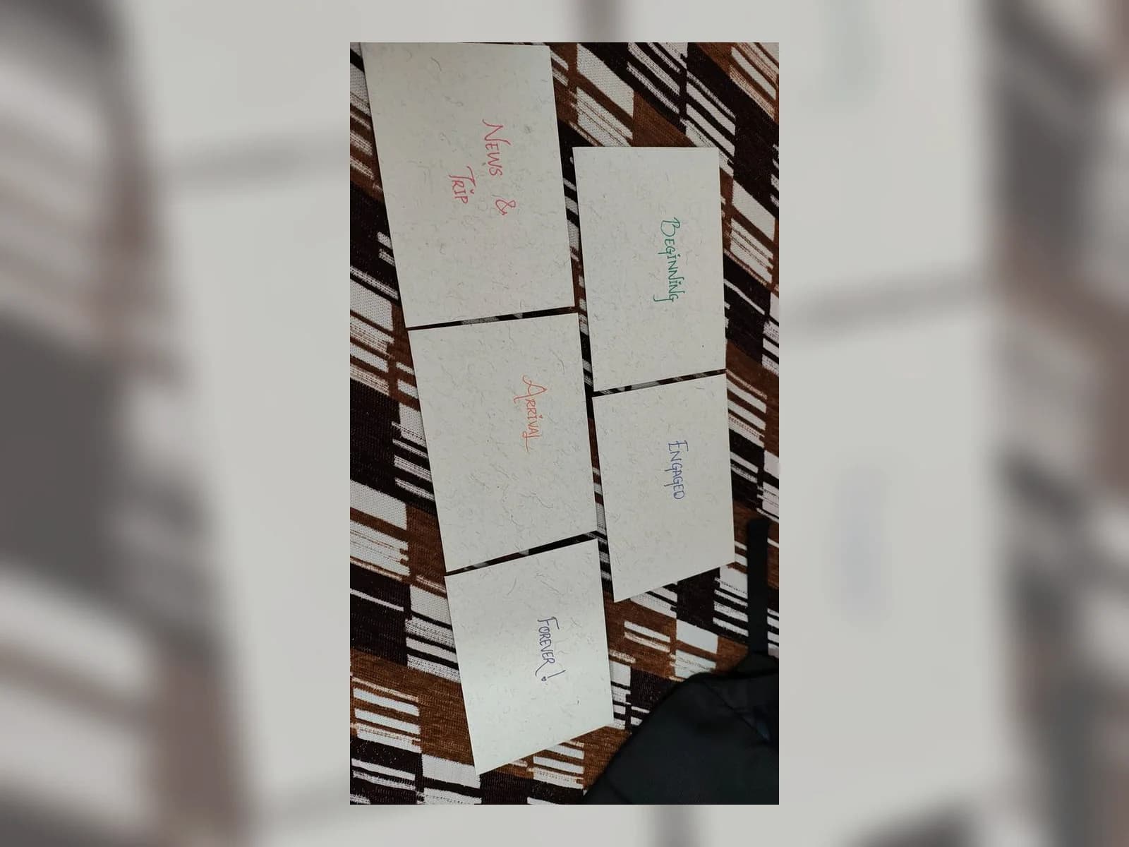 Soft Script Mini Notes by Meraki Arts 53 - Paintings portfolio for wall decor and personal gifts custom requests.