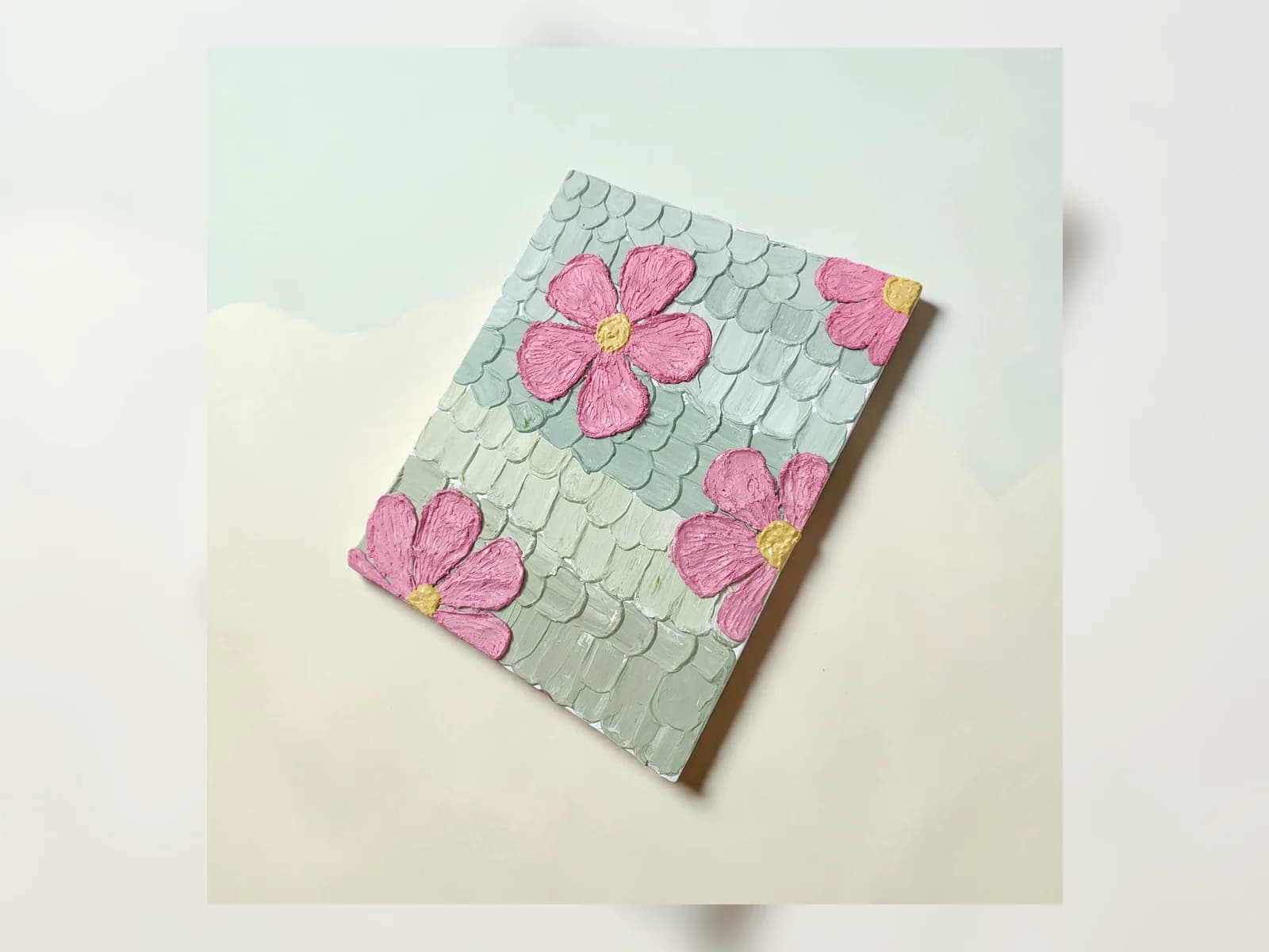 Pink Bloom Texture Detail by Meraki Arts 53 - Texture Art portfolio for home styling and housewarming gifts custom requests.